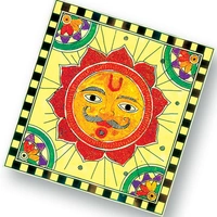 Toykraft | Simple and symbolic Madhubani | Sand art kit to make 4 traditional art pictures using coloured sand for 5+ years to adult. - Multi, Yes, No, Sand, Art Template, Toykraft, 400 grams, Shipping Charges will be added during checkout. Order will be shipped within 2-4 working days. Delivery time may vary due to COVID-19 , rainy season and delivery location.  TrackingID will be provided  to check the  real time status of delivery. For any further queries related to order, Kindly send what's app to Piece