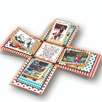 Toykraft | Explosion Box - Scrap Book Making - Multi, Yes, No, Printed Cards, Papers, Toykraft, 300 grams, Shipping Charges will be added during checkout. Order will be shipped within 2-4 working days. Delivery time may vary due to COVID-19 , rainy season and delivery location.  TrackingID will be provided  to check the  real time status of delivery. For any further queries related to order, Kindly send what's app to PieceofPassion Customer Care at +918883355326 , Refund accepted ONLY if the BOX is NOT open