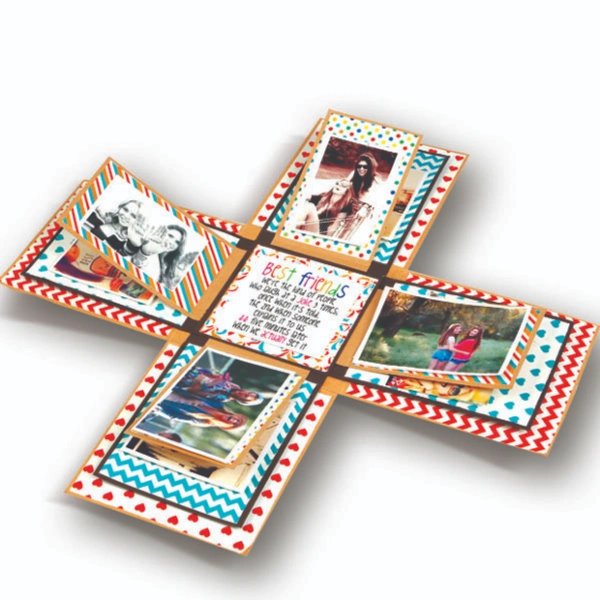 Toykraft | Explosion Box - Scrap Book Making - Multi, Yes, No, Printed Cards, Papers, Toykraft, 300 grams, Shipping Charges will be added during checkout. Order will be shipped within 2-4 working days. Delivery time may vary due to COVID-19 , rainy season and delivery location.  TrackingID will be provided  to check the  real time status of delivery. For any further queries related to order, Kindly send what's app to PieceofPassion Customer Care at +918883355326 , Refund accepted ONLY if the BOX is NOT open