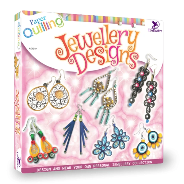 Toykraft | Paper Quilling - Jewellery - Multi, Yes, No, Paper Strips, Toykraft, 250 grams, Shipping Charges will be added during checkout. Order will be shipped within 2-4 working days. Delivery time may vary due to COVID-19 , rainy season and delivery location.  TrackingID will be provided  to check the  real time status of delivery. For any further queries related to order, Kindly send what's app to PieceofPassion Customer Care at +918883355326 , Refund accepted ONLY if the BOX is NOT opened and request r