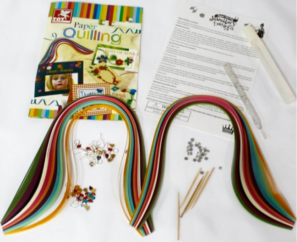 Toykraft | Paper Quilling - Jewellery - Multi, Yes, No, Paper Strips, Toykraft, 250 grams, Shipping Charges will be added during checkout. Order will be shipped within 2-4 working days. Delivery time may vary due to COVID-19 , rainy season and delivery location.  TrackingID will be provided  to check the  real time status of delivery. For any further queries related to order, Kindly send what's app to PieceofPassion Customer Care at +918883355326 , Refund accepted ONLY if the BOX is NOT opened and request r