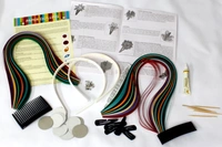 ToyKraft | Paper Quilling Jewelry Making Set - Multicolour - Multi, Yes, No, Paper Strips, Toykraft, 250 grams, Shipping Charges will be added during checkout. Order will be shipped within 2-4 working days. Delivery time may vary due to COVID-19 , rainy season and delivery location.  TrackingID will be provided  to check the  real time status of delivery. For any further queries related to order, Kindly send what's app to PieceofPassion Customer Care at +918883355326 , Refund accepted ONLY if the BOX is NOT