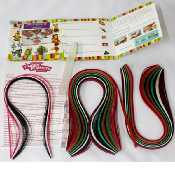 Toykraft | Paper Quilling - Animal Finger Puppets - Multi, Yes, No, Paper Stripes, Toykraft, 250 grams, Shipping Charges will be added during checkout. Order will be shipped within 2-4 working days. Delivery time may vary due to COVID-19 , rainy season and delivery location.  TrackingID will be provided  to check the  real time status of delivery. For any further queries related to order, Kindly send what's app to PieceofPassion Customer Care at +918883355326 , Refund accepted ONLY if the BOX is NOT opened 