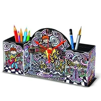 Toykraft | Doodle Design Desk clock: DIY activity for desk accessory holder with clock for 7 years+ to adult  - Multi, Yes, No, Paper Cardboard, Toykraft, 300 grams, Shipping Charges will be added during checkout. Order will be shipped within 2-4 working days. Delivery time may vary due to COVID-19 , rainy season and delivery location.  TrackingID will be provided  to check the  real time status of delivery. For any further queries related to order, Kindly send what's app to PieceofPassion Customer Care at 