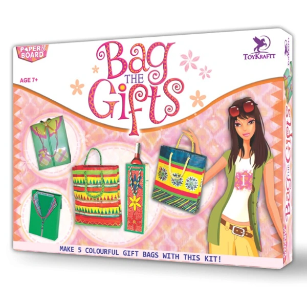 Toykraft | Bag the Gifts  - Multi, Yes, No, Paper Sheets, Toykraft, 300 grams, Shipping Charges will be added during checkout. Order will be shipped within 2-4 working days. Delivery time may vary due to COVID-19 , rainy season and delivery location.  TrackingID will be provided  to check the  real time status of delivery. For any further queries related to order, Kindly send what's app to PieceofPassion Customer Care at +918883355326 , Refund accepted ONLY if the BOX is NOT opened and request raised within