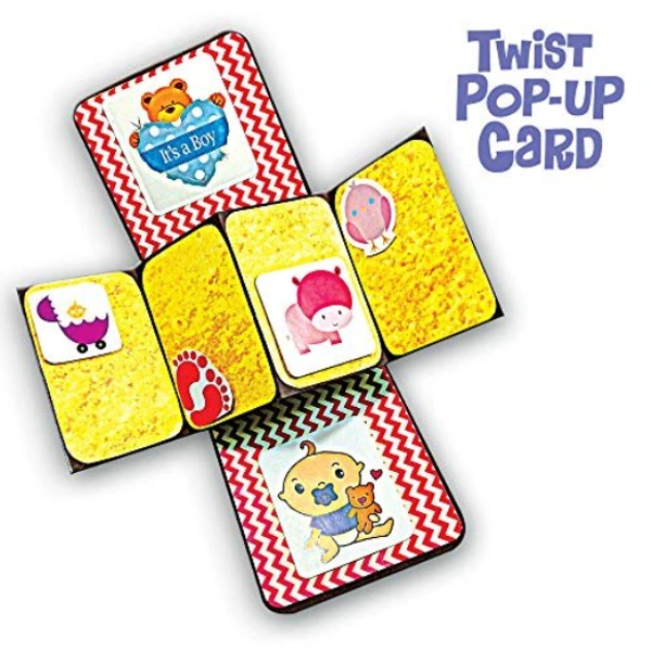Toykraft | Eye-Popping Pop-Up Cards - Art & Craft Activity for 7 Years Old To Adult - Multi, Yes, No, Cards, Toykraft, 350 grams, Shipping Charges will be added during checkout. Order will be shipped within 2-4 working days. Delivery time may vary due to COVID-19 , rainy season and delivery location.  TrackingID will be provided  to check the  real time status of delivery. For any further queries related to order, Kindly send what's app to PieceofPassion Customer Care at +918883355326 , Refund accepted ONLY