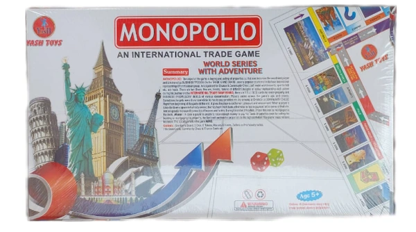 Yash Toys | International Business Monopolio Plus Buying, Selling, Trading, Mortgaging Family Entertainment Board Game - No, No, Plastic Sheet, 13 x 8 x 12 Centimeters, Yash Toys, 500 Grams, Family, 5+ Years, Size	Medium Brand	Enorme Colour	Multicolor Genre	Family Item Dimensions LxWxH	13 x 8 x 12 Centimeters