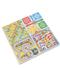 Yash Toys | 5 In 1 Business Board Game Junior - Multicolor - No, No, Cardboard, Paper, L 19 x B 26 x H 3 cm , Yash Toys, 250 grams, Promotes child's cognitive development Develops social skills and communication as it is a group activity Promote logic development, social and problem solving skills in kids Vital to make learning interesting, 5 in 1 Board game, Unisex, 9+ Years, Brand - Yash Toys  Type - Board games  Age - 9 Years+  Material - Cardboard   Package Dimensions - L 19 x B 26 x H 3 cm 