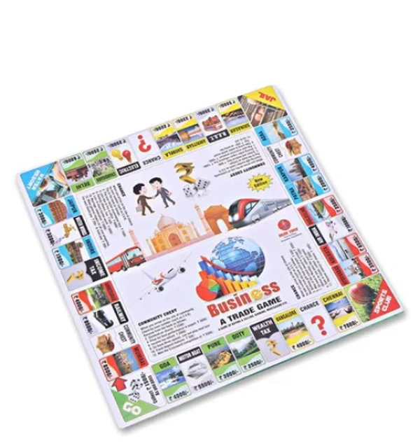 Yash Toys | 5 In 1 Business Board Game Junior - Multicolor - No, No, Cardboard, Paper, L 19 x B 26 x H 3 cm , Yash Toys, 250 grams, Promotes child's cognitive development Develops social skills and communication as it is a group activity Promote logic development, social and problem solving skills in kids Vital to make learning interesting, 5 in 1 Board game, Unisex, 9+ Years, Brand - Yash Toys  Type - Board games  Age - 9 Years+  Material - Cardboard   Package Dimensions - L 19 x B 26 x H 3 cm 