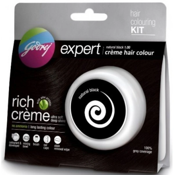 Goodrej Rich Cream Black - 1 packet