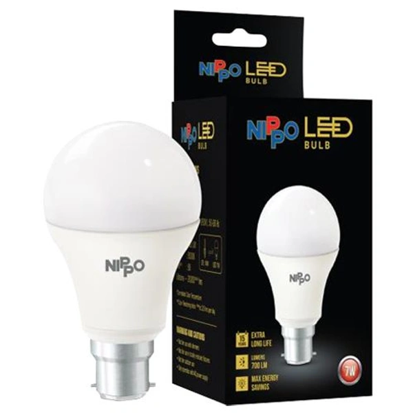 Bulb Led 7w ( Nippo ) 2 Year's Warranty - 1 piece