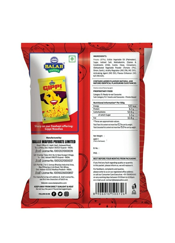 Balaji Tomato Twist - 25g