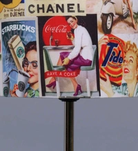 Vintage Ads Lamp