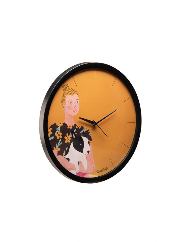 Dog Love Analog Wall Clock