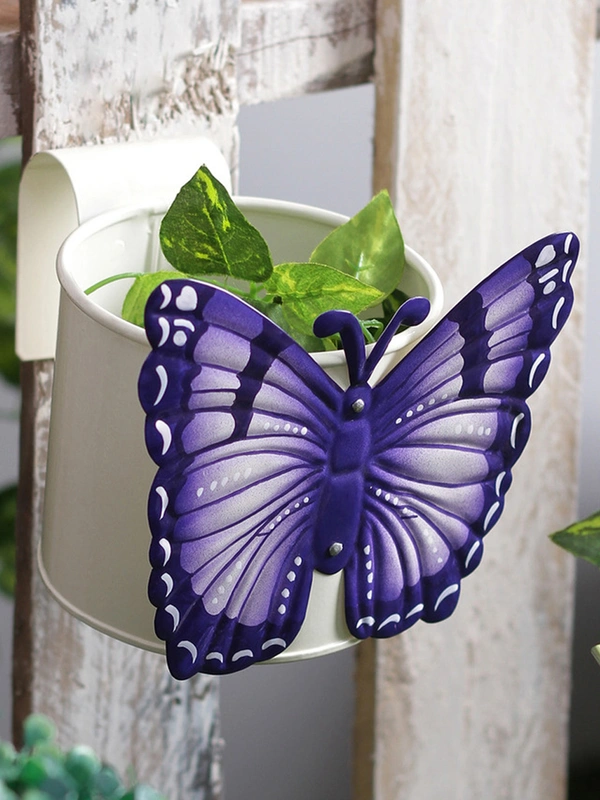 Handpainted Rectangle Planter Green