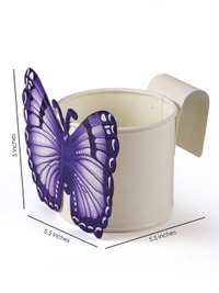 Handpainted Rectangle Planter Green