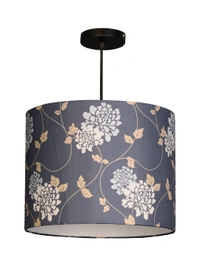 Golden Leaves Round Hanging Shade