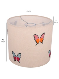 Embroided Butterflies Hanging Shade