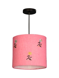 Embroided Flowers Hanging Shade