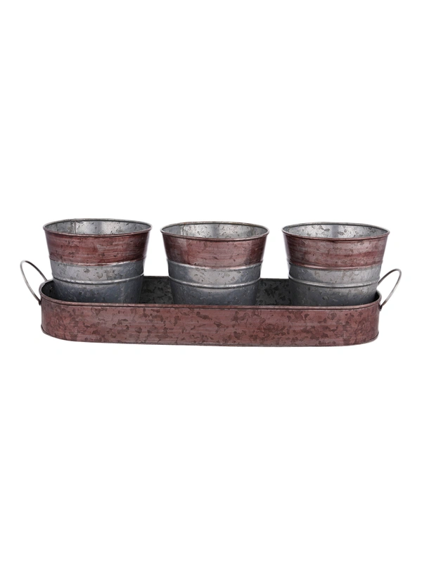 Herb Set Round Silver