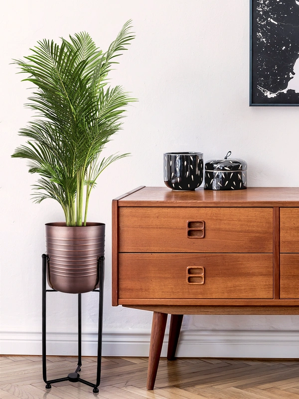 Planter Stand with Copper Line Pot